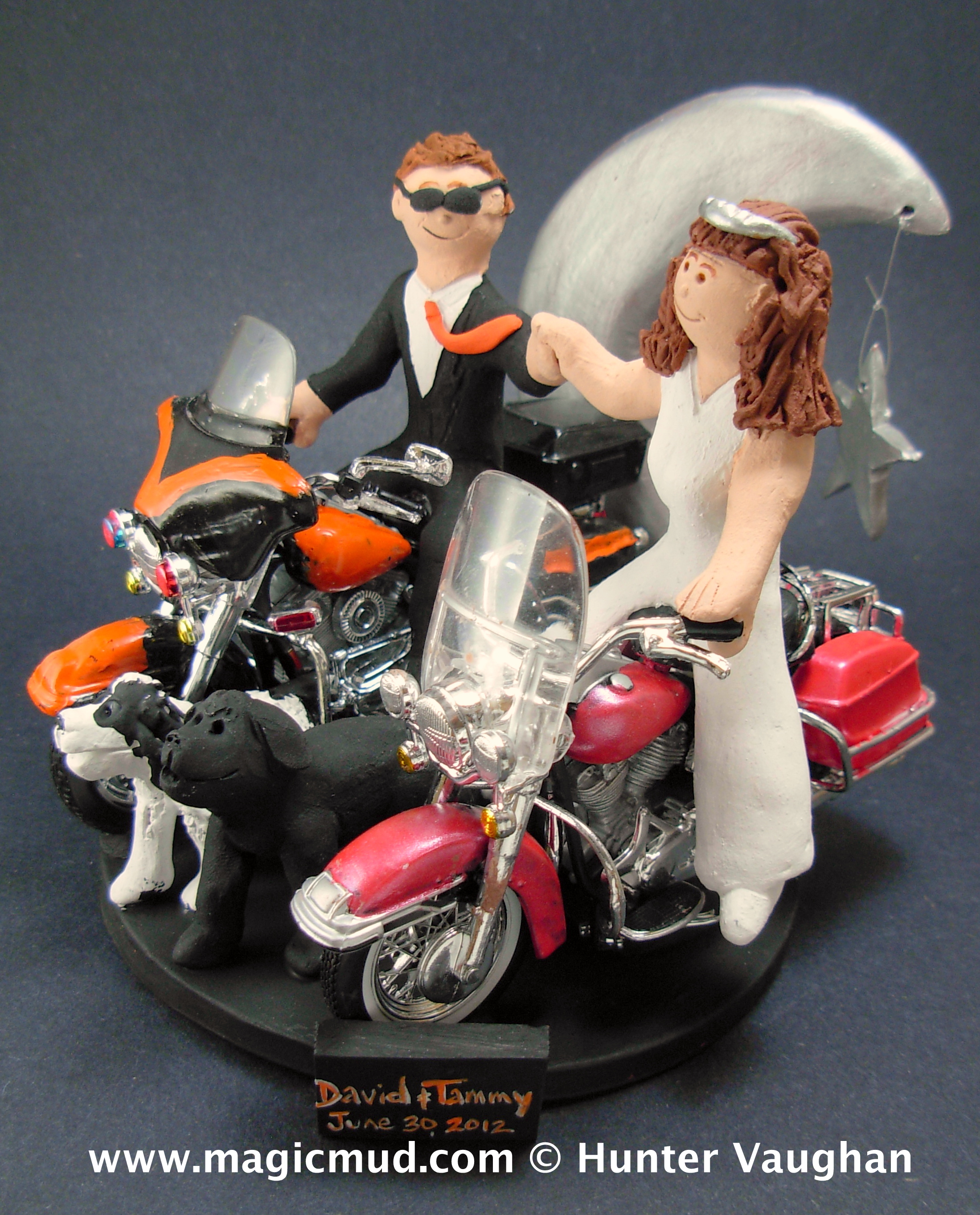 Свадебный торт мотоциклистов